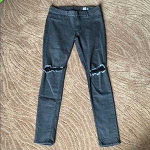 Res Denim Trash Queen Skinny, Black Jean, Size 30.